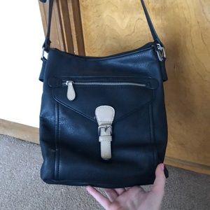 Black crossbody bag